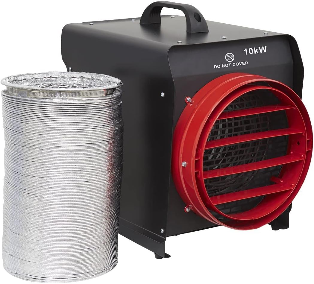 Sealey, Stufe elettriche, 10 kW, Nero