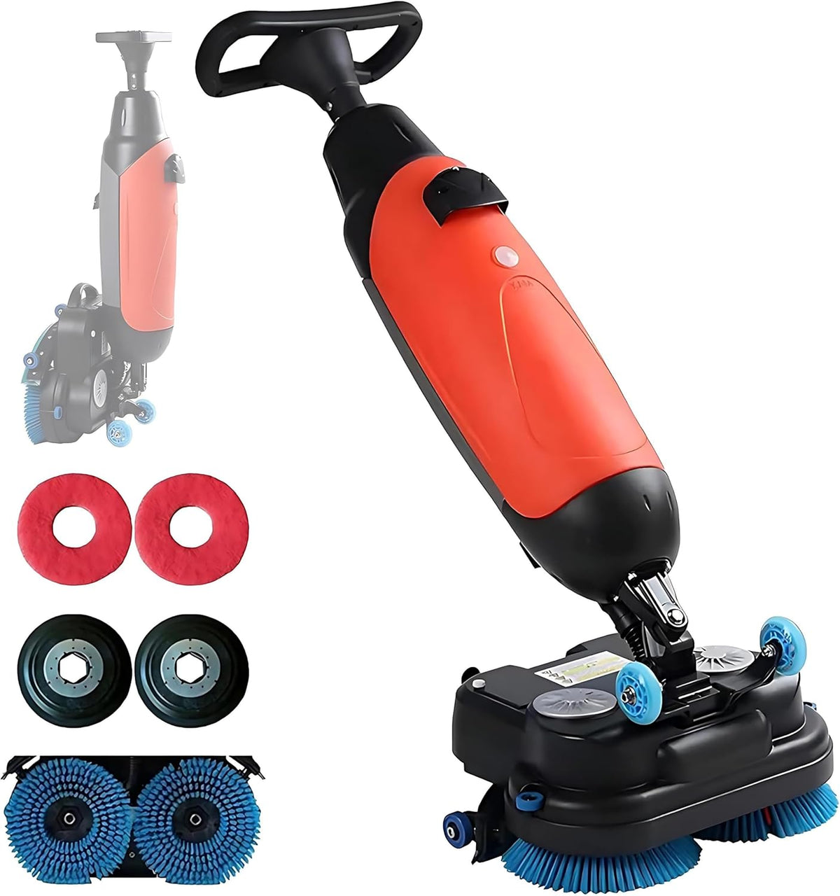Dfdieratve, Aspirapolvere verticale, 50 × 36 × 120 cm, 43 cm, 350 giri/min, Nero, funzionamento senza fili, 3 in 1