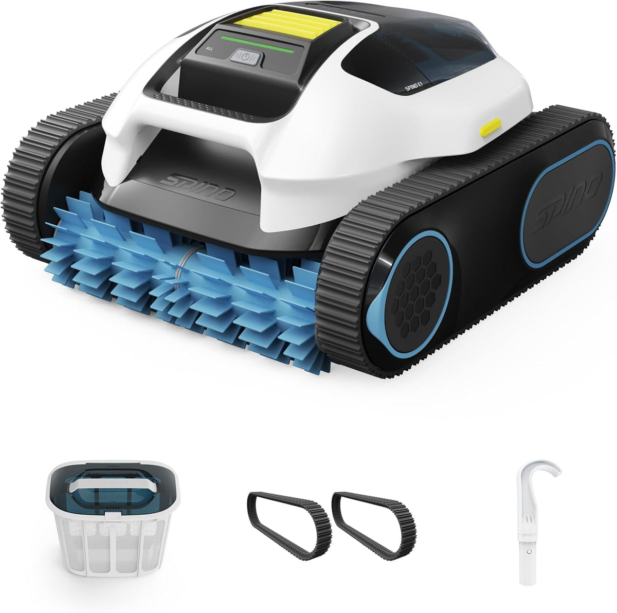 Spino, Pulitori automatici, 289,6 mm, 150 m, Nero, funzionamento senza fili