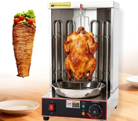 GZGHRZQS, Tavolo, 2400 W, 300°C, 295 x 300 x 480 mm, Grigio, acciaio inox