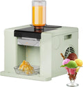 ZEEKYFOR, Gelatiera, 750 ml, 60 kg, 31,4 x 28,9 x 25,6 cm, Argento/Verde, acciaio inox, vano contenitore
