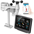 BRESSER, Stazioni meteo, 7,4 pollici, 18,8 cm, 150 m, Nero, USB, Wi-Fi