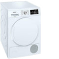 SIEMENS, Asciugatrice, WT43W460, 7 kg, 84,2 x 59,8 x 65,2 cm, 0,1 W, Bianco, acciaio inox, illuminazione LED, autopulizia, pompa di calore