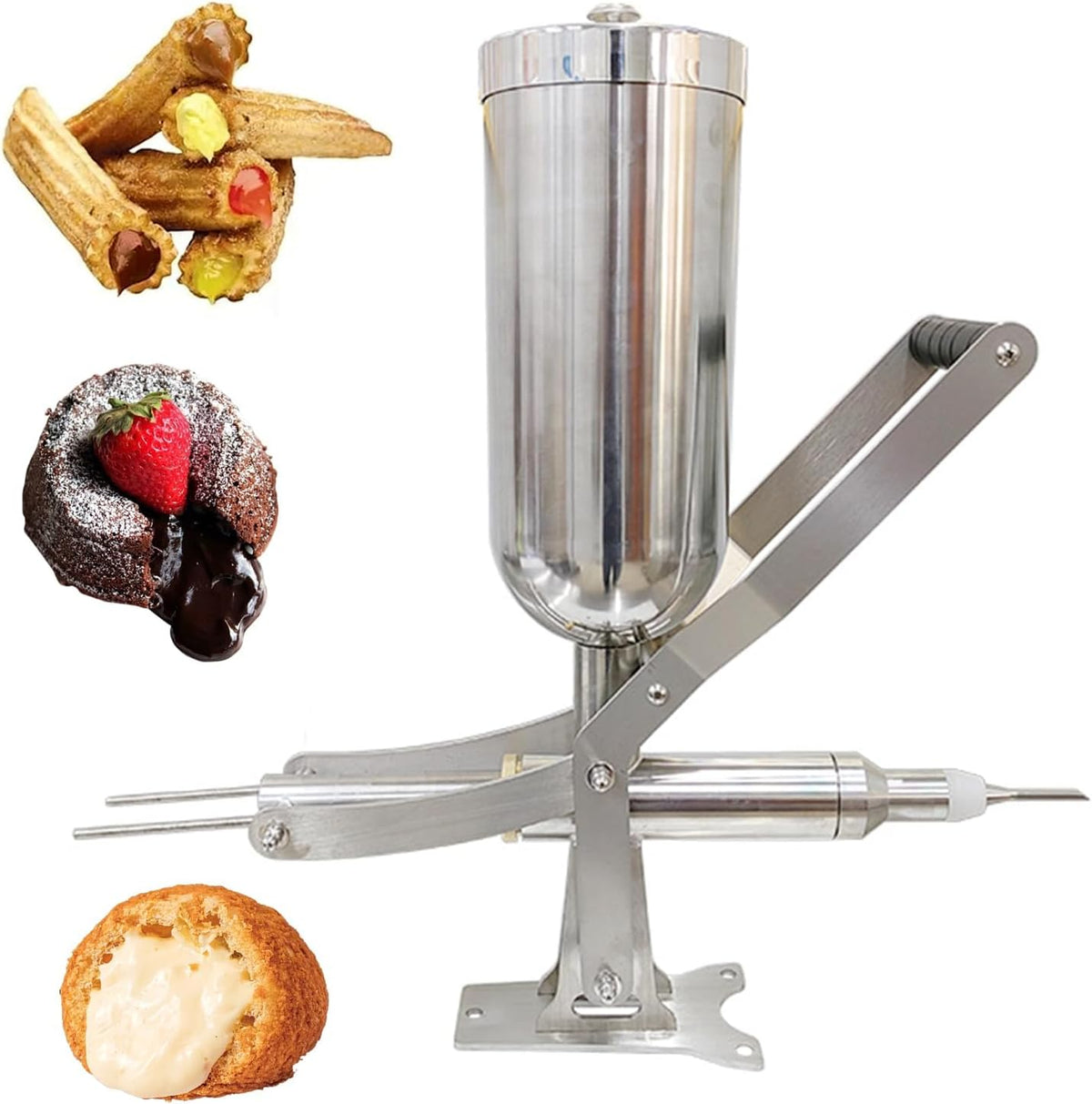 Attrezzatura per l'imbottigliamento, 5 Litri, 7,5 cm, 19 cm, Nero, acciaio inox