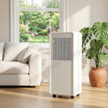 Condizionatore portatile, Wuufake, 12000 BTU, Bianco, illuminazione LED, telecomando, timer