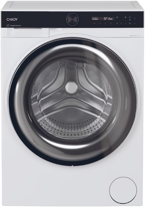 CANDY, Lavatrice, 410B10-S, 10 Kg, 78 L, 1400 Giri/min, Bianco, acciaio inox, motore inverter