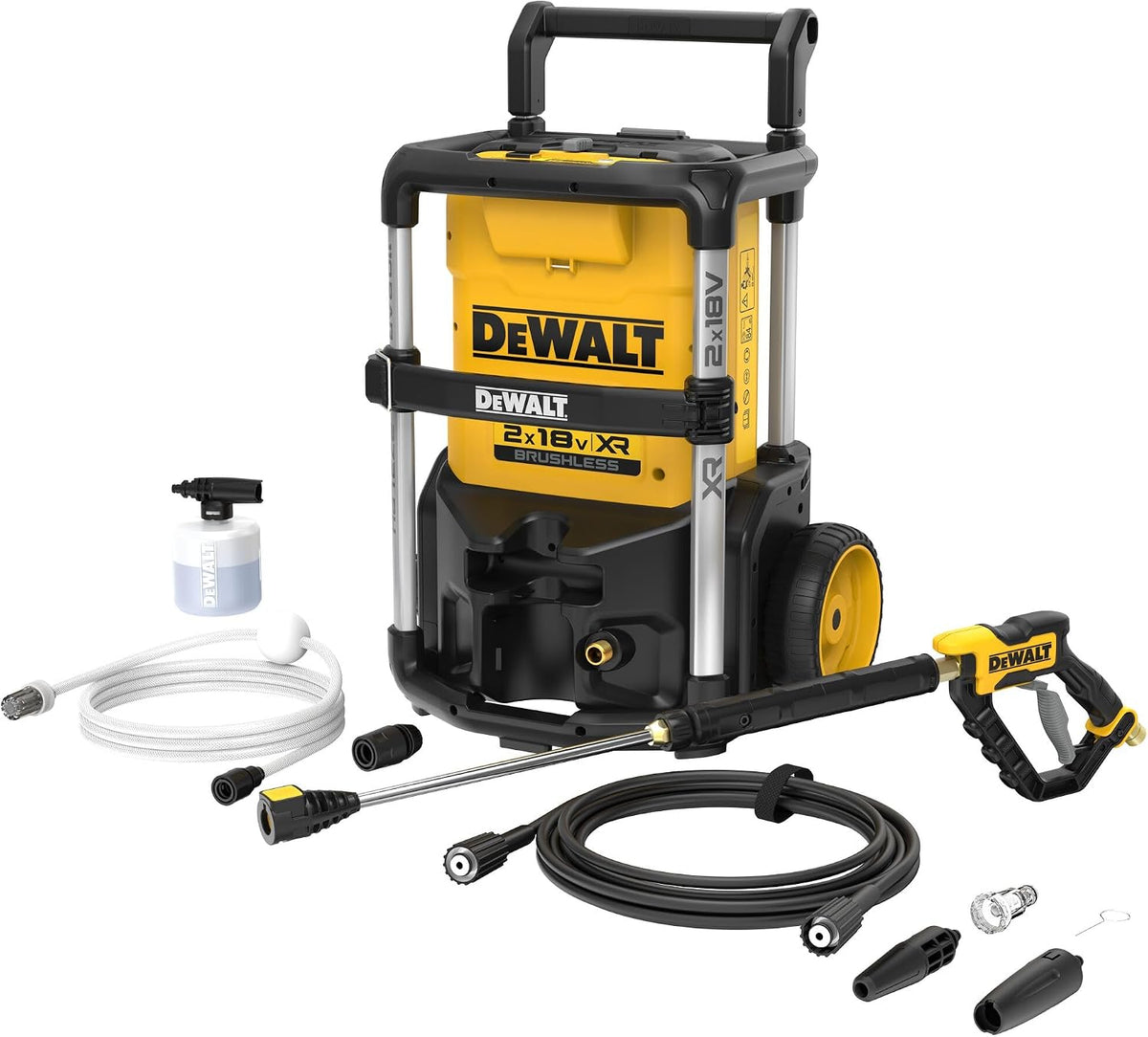 DEWALT, Idropulitrice, DCMPW1600N-XJ, 18 V, Nero, funzionamento senza fili