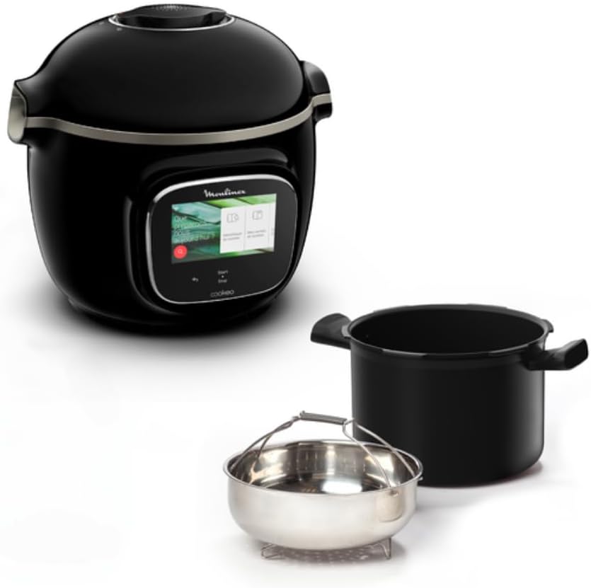 Moulinex, Robot da cucina, CE9028, 1600 W, 6 L, Nero, Wi-Fi
