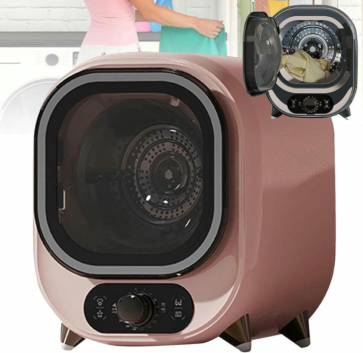 Asciugatrice, VYUJHNBG, 35 dB, 0,8 kg, 300 W, Bianco, acciaio inox